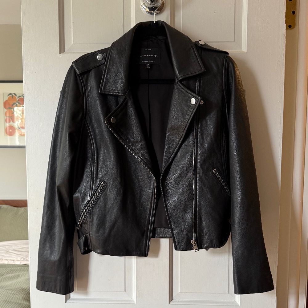 Lucky Brand Leather Jackey